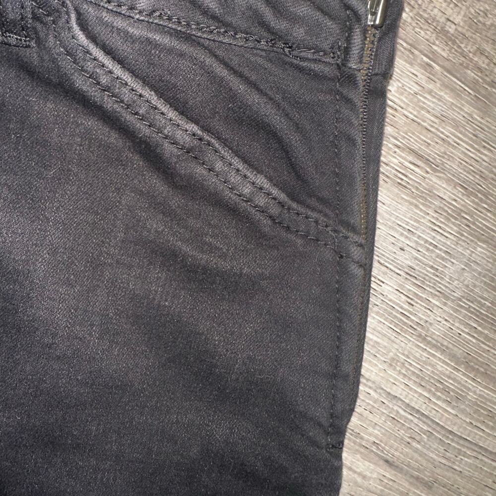 Y2k grunge denim washed black maxi skirt sz 12 - Picture 2 of 3
